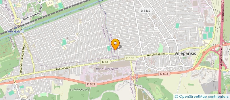 localisation de l'entreprise ATLAS RAYONNAGE à LES MUREAUX