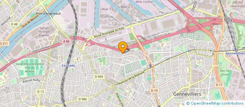 localisation de l'entreprise ATLAS RENOVATION à ASNIERES-SUR-SEINE
