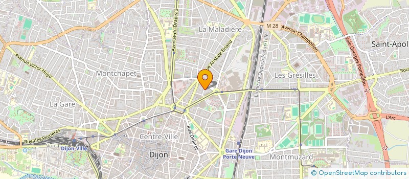 localisation de l'entreprise ATLAS ROLLER SKATING  DIJON