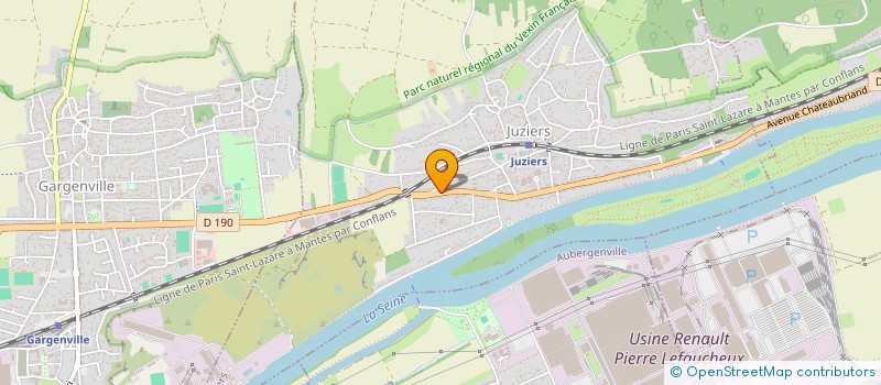 localisation de l'entreprise ATLAS ROYAL  JUZIERS