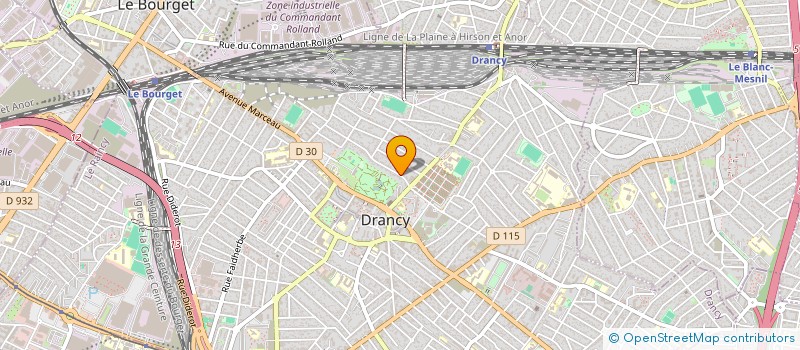 localisation de l'entreprise ATLAS SECURITE à DRANCY