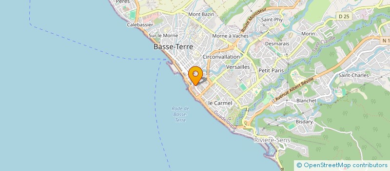 localisation de l'entreprise ATLAS SECURITE SURETE PROTECTION  BASSE-TERRE