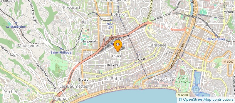 localisation de l'entreprise ATLAS SOLEIL à NICE
