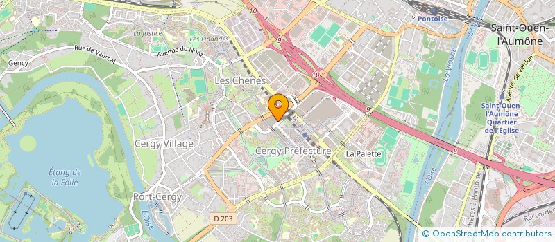 localisation de l'entreprise ATLAS-STORD FRANCE SARL à CERGY
