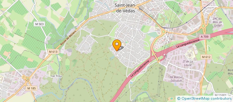 localisation de l'entreprise ATLAS SUD à SAINT-JEAN-DE-VEDAS