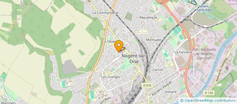 localisation de l'entreprise ATLAS TECH  NOGENT-SUR-OISE