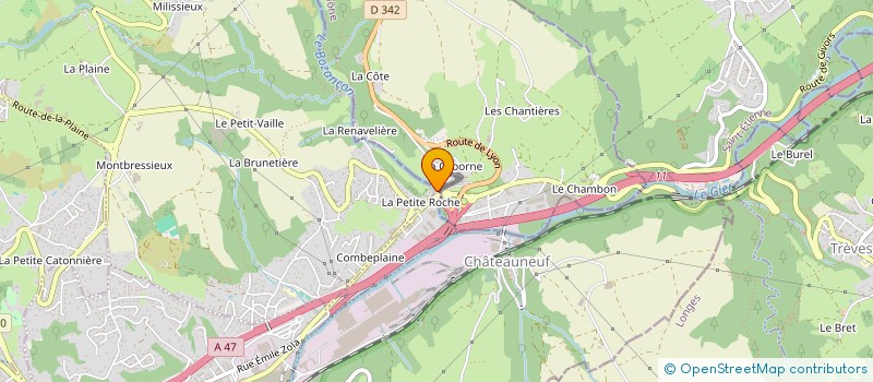 localisation de l'entreprise ATLAS THERMIQUE à SAINT-JOSEPH