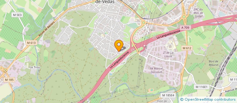 localisation de l'entreprise ATLAS TK  SAINT-JEAN-DE-VEDAS