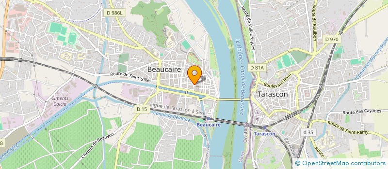localisation de l'entreprise ATLAS TOUT SERVICE  BEAUCAIRE