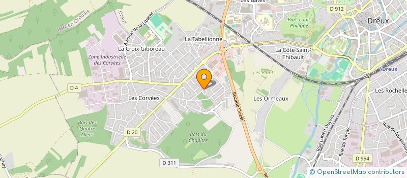 localisation de l'entreprise ATLAS-TRANS- EXPRESS à VERNOUILLET