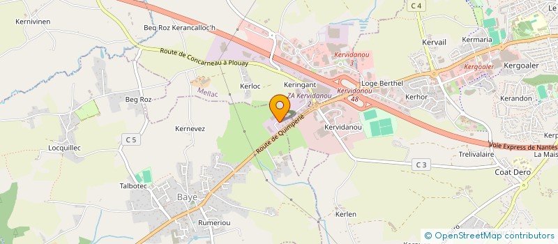 localisation de l'entreprise ATLAS TRAVAUX ACROBATIQUES ET SPECIAUX à MELLAC