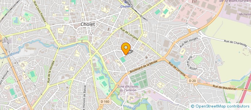 localisation de l'entreprise ATLASSI INTERIEURS à CHOLET