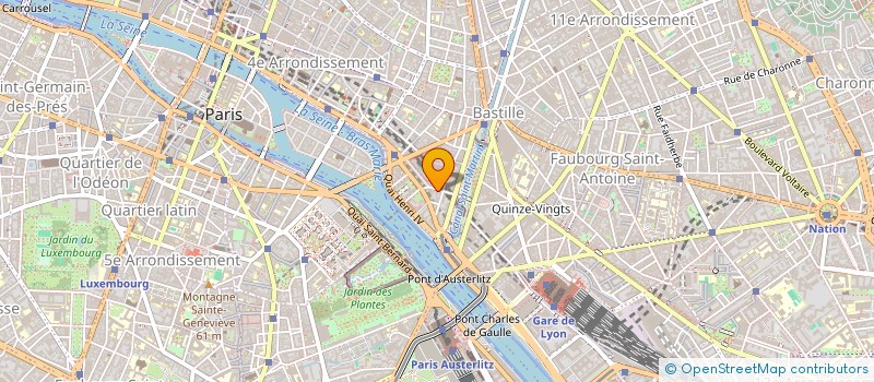 localisation de l'entreprise ATLAST  PARIS