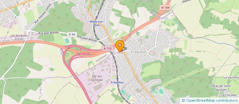 localisation de l'entreprise ATLAUA à MERY-SUR-OISE