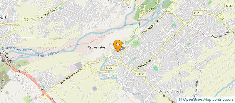 localisation de l'entreprise ATLAYA à SAINT-PIERRE