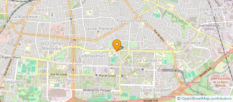 localisation de l'entreprise ATLAZ à RENNES