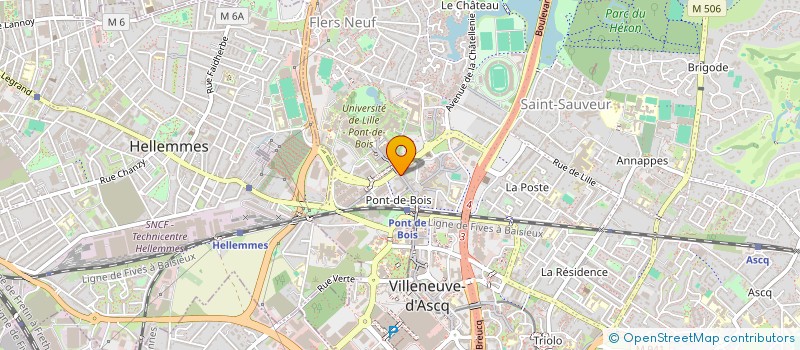 localisation de l'entreprise ATLEEX à VILLENEUVE-D'ASCQ