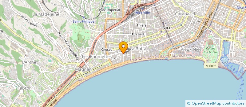 localisation de l'entreprise ATLETAG à NICE