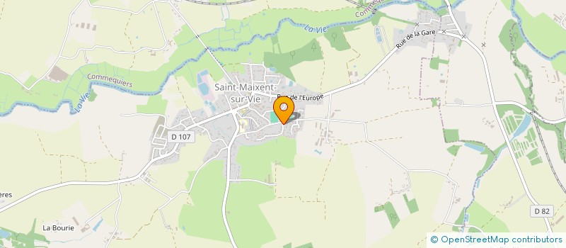 localisation de l'entreprise ATLETEC  SAINT-MAIXENT-SUR-VIE