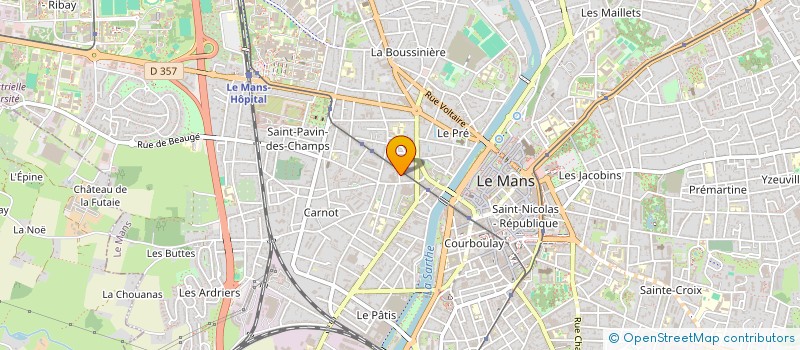 localisation de l'entreprise ATLETIC ONE  LE MANS