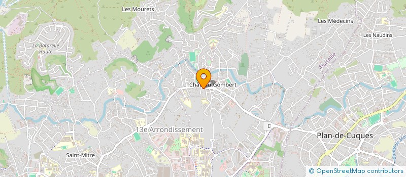 localisation de l'entreprise ATLIER DE POTERIE TERRE DE SIENNE  MARSEILLE