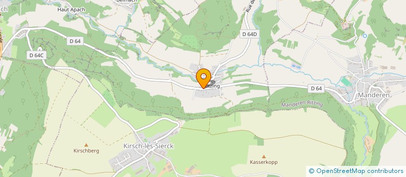 localisation de l'entreprise ATLM  SIERCK-LES-BAINS