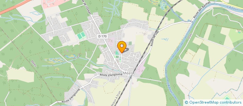 localisation de l'entreprise ATLM  MEES