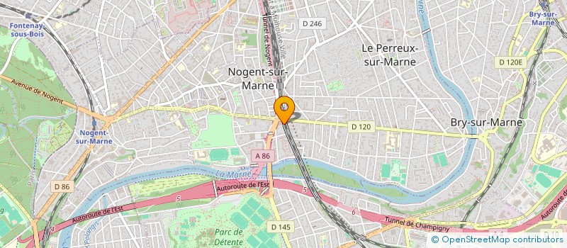 localisation de l'entreprise ATLR  NOGENT-SUR-MARNE