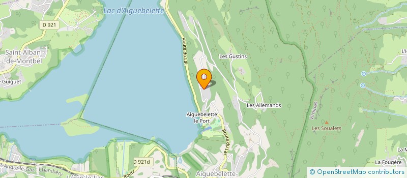 localisation de l'entreprise ATLV  AIGUEBELETTE-LE-LAC