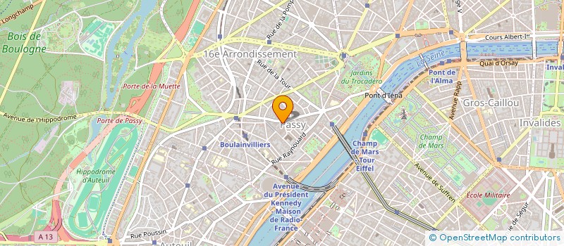 localisation de l'entreprise ATM à PARIS
