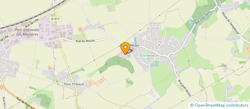 localisation de l'entreprise ATM à ENNEVELIN
