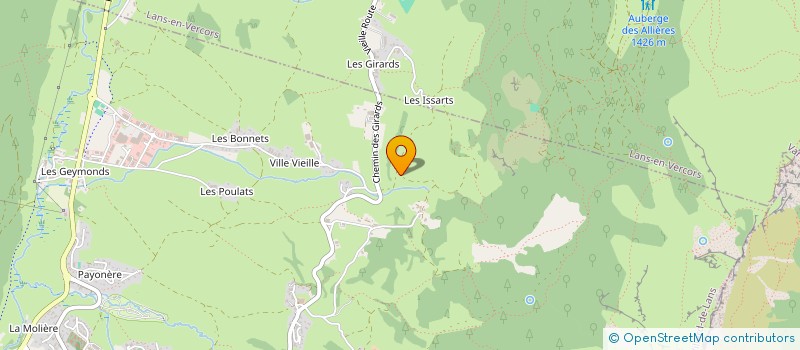 localisation de l'entreprise ATM  LANS-EN-VERCORS