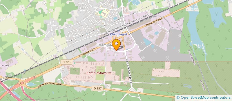 localisation de l'entreprise ATM  CHAMPAGNE