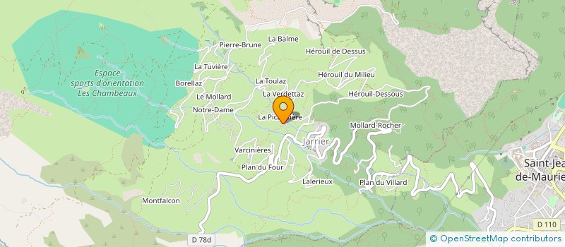 localisation de l'entreprise ATM à ST JEAN DE MAURIENNE