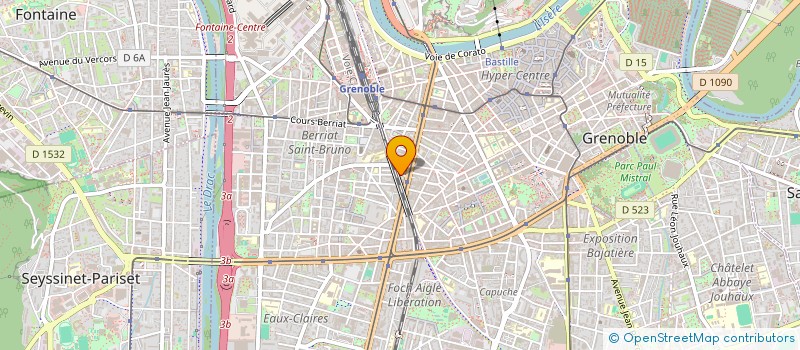 localisation de l'entreprise ATM à GRENOBLE