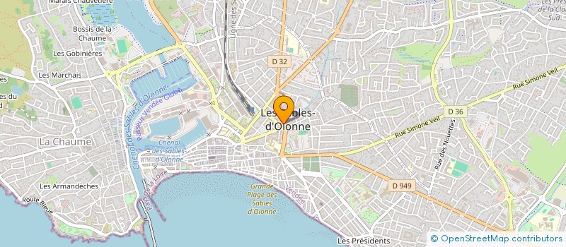 localisation de l'entreprise ATM à LES SABLES-D'OLONNE