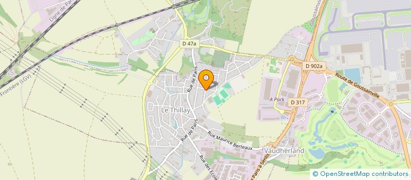 localisation de l'entreprise ATM  LE THILLAY