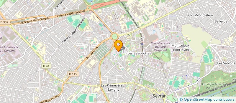 localisation de l'entreprise ATM ALU à SEVRAN