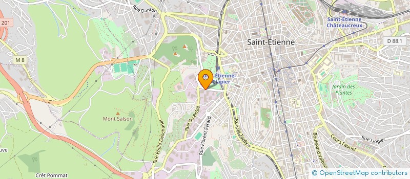 localisation de l'entreprise ATM ASSISTANCE TECHNIQUES MAINTENANCE à SAINT-ETIENNE