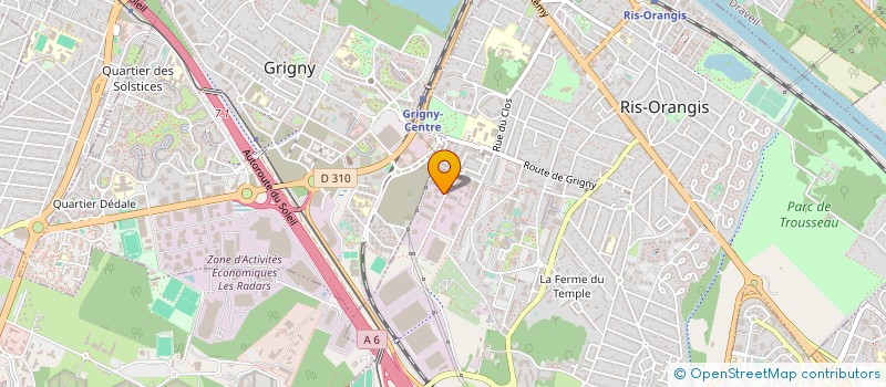 localisation de l'entreprise ATM AUTO à RIS-ORANGIS