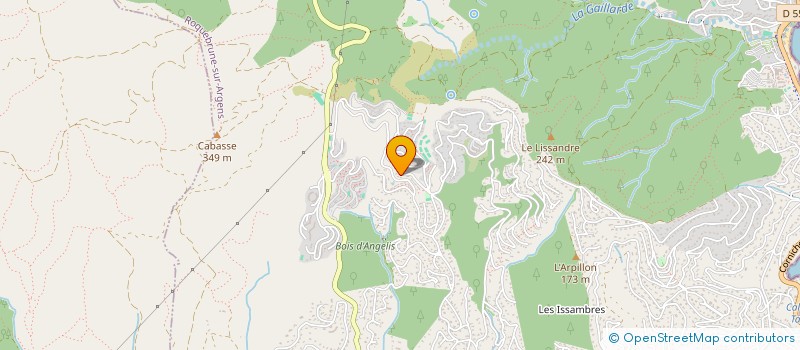 localisation de l'entreprise ATM BAT  ROQUEBRUNE-SUR-ARGENS