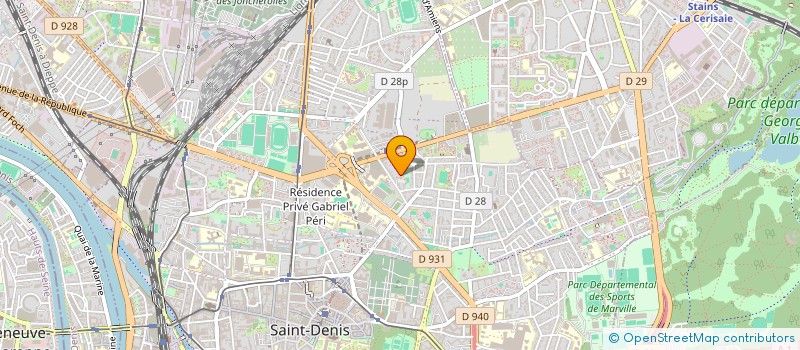 localisation de l'entreprise ATM BAT  SAINT-DENIS