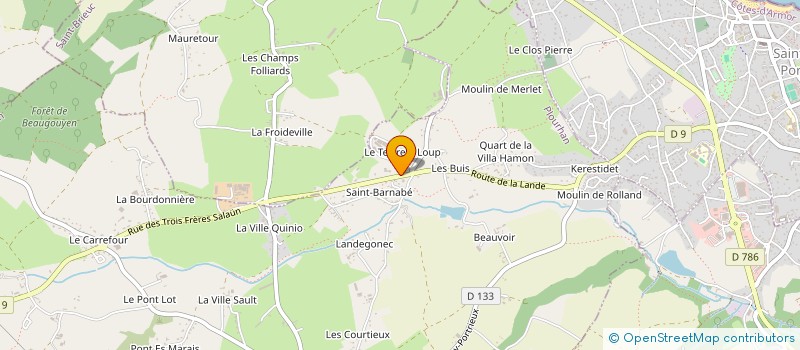 localisation de l'entreprise ATM COMMUNICATION à PLOURHAN