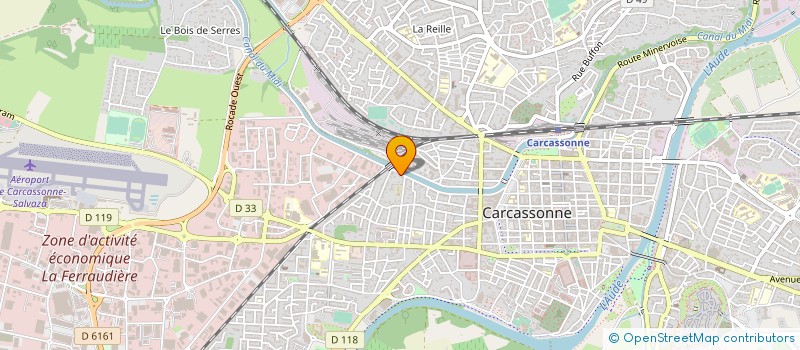 localisation de l'entreprise ATM CONSEILS à CARCASSONNE