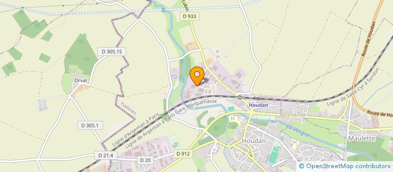 localisation de l'entreprise ATM COUVERTURE  HOUDAN