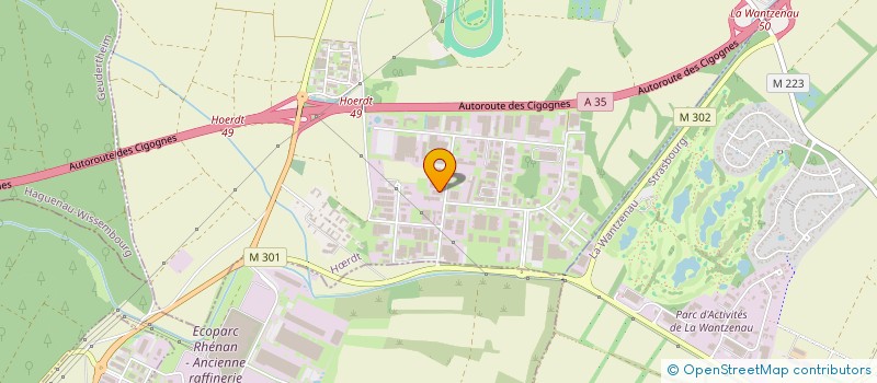 localisation de l'entreprise ATM DECO  HRDT