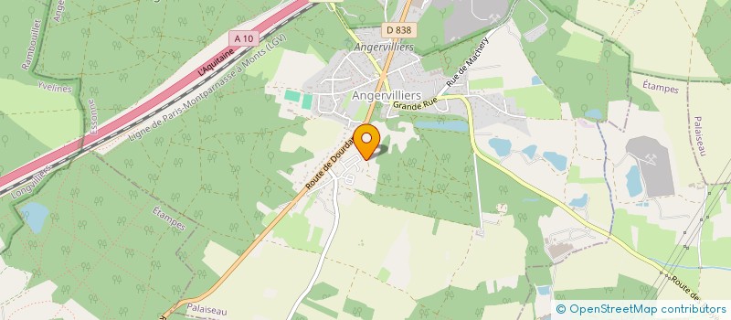 localisation de l'entreprise ATM EXPERTISE à ANGERVILLIERS
