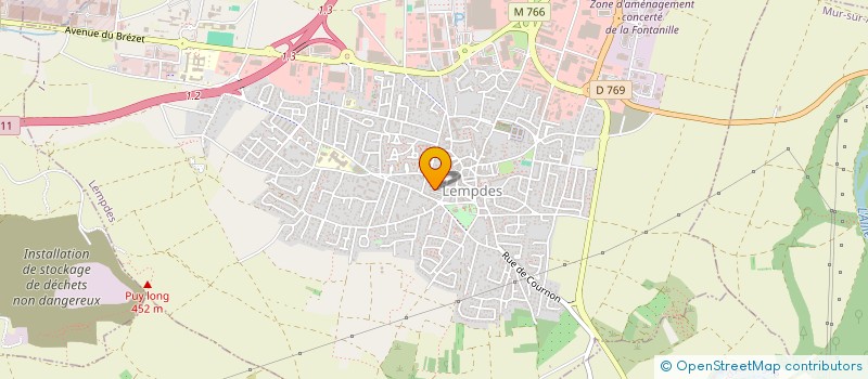 localisation de l'entreprise ATM EXPRESS  PONT-DU-CHATEAU