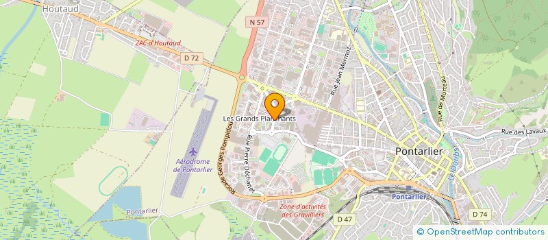 localisation de l'entreprise ATM FRANCE à PONTARLIER