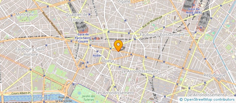 localisation de l'entreprise ATM GAMING à PARIS